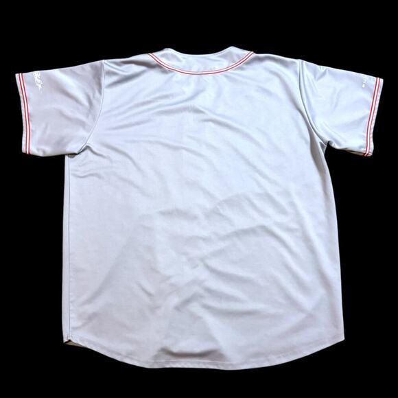 VTG Dale Earnhardt Jr Racing Jersey Mens Gray Red Embroidered Sz 3XL NASCAR - Picture 2 of 12